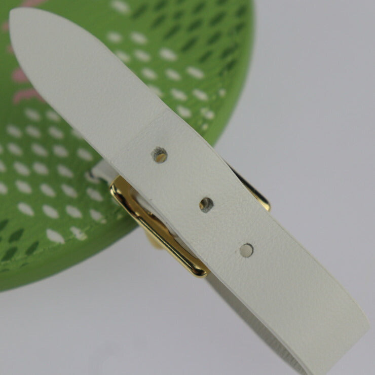 超美品 LOUIS VUITTON ルイ ヴィトン バッグ タグ・ゴルフティー その他小物 GI1063 レザー ダミエ ゴルフ キャンバス グリーン系 ホワイト ゴールド金具 バッグチャーム