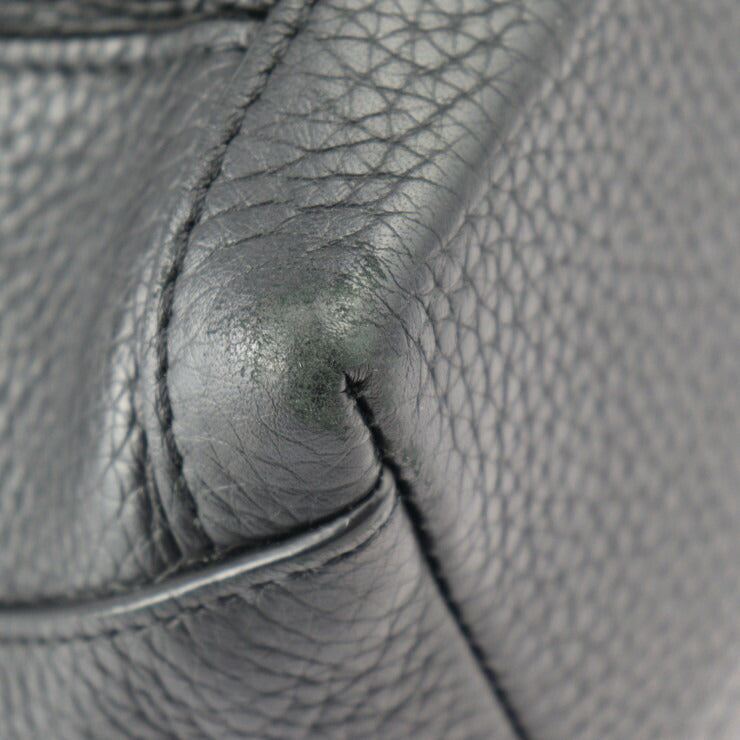 美品 LOUIS VUITTON ルイ ヴィトン アルマンド メッセンジャーPM LVサークル ショルダーバッグ M51696 トリヨンレザー ブラック シルバー金具 クロスボディバッグ ビトン