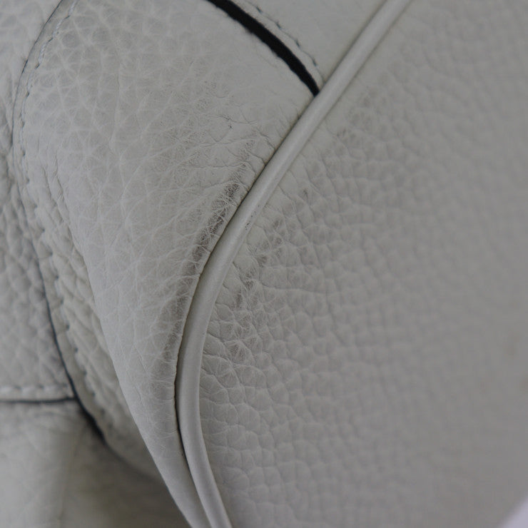 美品 LOUIS VUITTON ルイ ヴィトン クリストファー トート トートバッグ M58477 トリヨンレザー ブロン ホワイト系 マットブラック金具 2WAY ショルダーバッグ ビトン