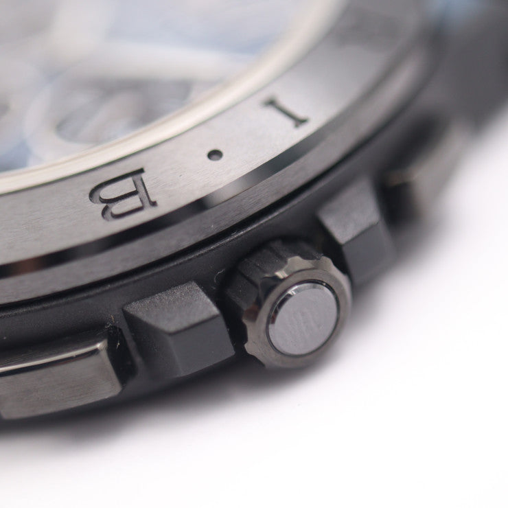 BVLGARI ブルガリ ディアゴノ マグネシウム クロノグラフ 腕時計 DG42C3SMCVDCH マグネシウム×セラミック ラバー ブルー文字盤 ブラック 自動巻き