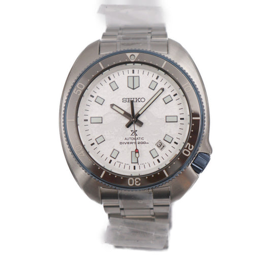 新品未使用展示品 SEIKO セイコー プロスペックス 1970 メカニカルダイバーズ 植村直己 限定モデル500本 腕時計 SBDX057 ステンレススチール シルバー 自動巻き デイト 8L35-01W0