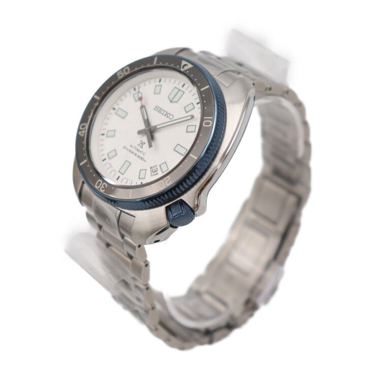 新品未使用展示品 SEIKO セイコー プロスペックス 1970 メカニカルダイバーズ 植村直己 限定モデル500本 腕時計 SBDX057 ステンレススチール シルバー 自動巻き デイト 8L35-01W0