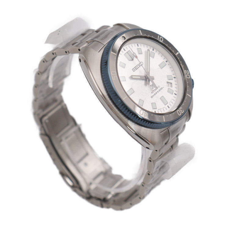 新品未使用展示品 SEIKO セイコー プロスペックス 1970 メカニカルダイバーズ 植村直己 限定モデル500本 腕時計 SBDX057 ステンレススチール シルバー 自動巻き デイト 8L35-01W0