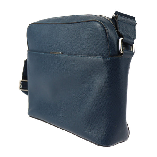 LOUIS VUITTON ルイ ヴィトン アントン メッセンジャー PM タイガ ショルダーバッグ M33426 レザー ブルーマリーヌ シルバー金具 ビトン ブルー系