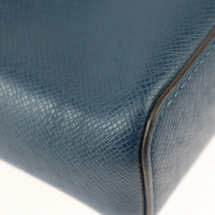 LOUIS VUITTON ルイ ヴィトン アントン メッセンジャー PM タイガ ショルダーバッグ M33426 レザー ブルーマリーヌ シルバー金具 ビトン ブルー系