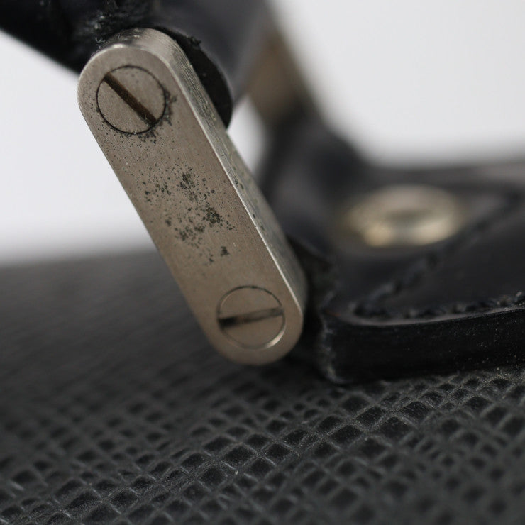美品 LOUIS VUITTON ルイ ヴィトン ロブスト2 ビジネスバッグ M31042 タイガ アルドワーズ シルバー金具 ブリーフケース 書類鞄 ブラック