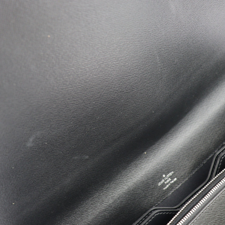 美品 LOUIS VUITTON ルイ ヴィトン ロブスト2 ビジネスバッグ M31042 タイガ アルドワーズ シルバー金具 ブリーフケース 書類鞄 ブラック