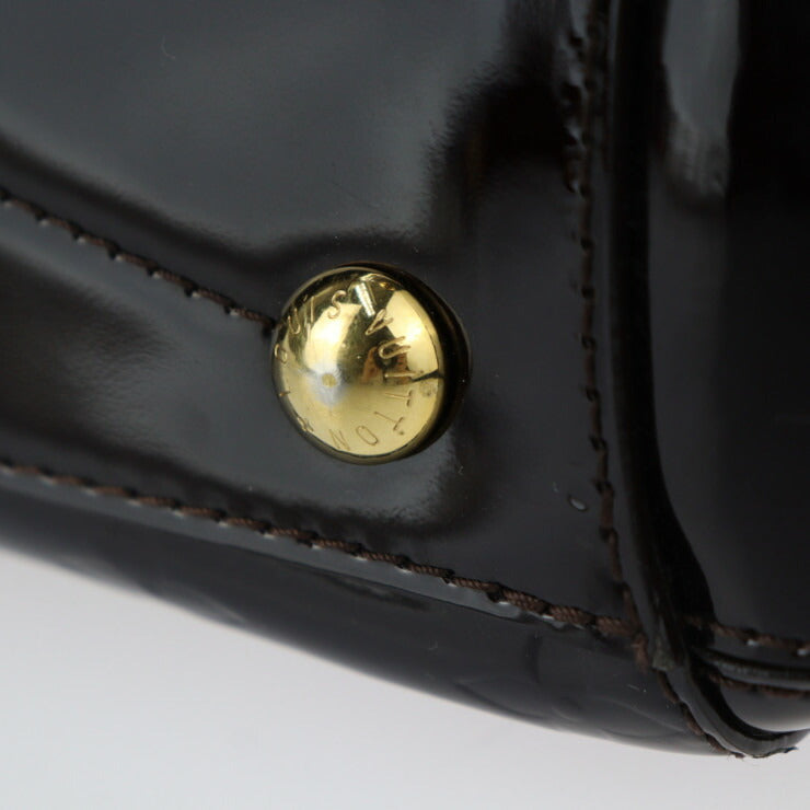 美品 LOUIS VUITTON ルイ ヴィトン モンテーニュMM モノグラムヴェルニ ハンドバッグ M50400 パテントレザー アマラント ゴールド金具 2WAY ショルダーバッグ ビトン パープル系