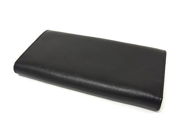 Salvatore Ferragamo フェラガモ 長財布 ガンチーニ 22 0120 ブラック系 カーフレザー レディース ゴールド金具 二つ折り財布 超美品