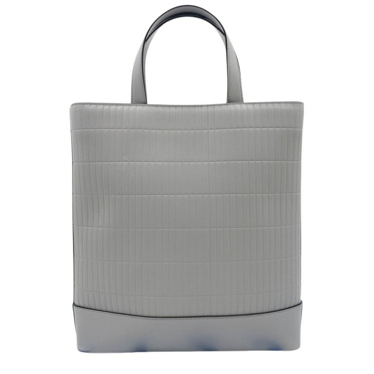 dunhill ダンヒル ハンドバッグ ローラガス グレー系 レザー メンズ トートバッグ シルバー金具 美品