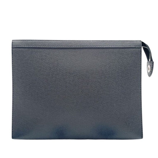 LOUIS VUITTON ルイヴィトン クラッチバッグ ポシェット ヴォワヤージュMM M30547 アルドワーズ系 タイガ メンズ セカンドバッグ シルバー金具 美品