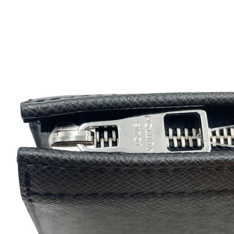 LOUIS VUITTON ルイヴィトン クラッチバッグ ポシェット ヴォワヤージュMM M30547 アルドワーズ系 タイガ メンズ セカンドバッグ シルバー金具 美品