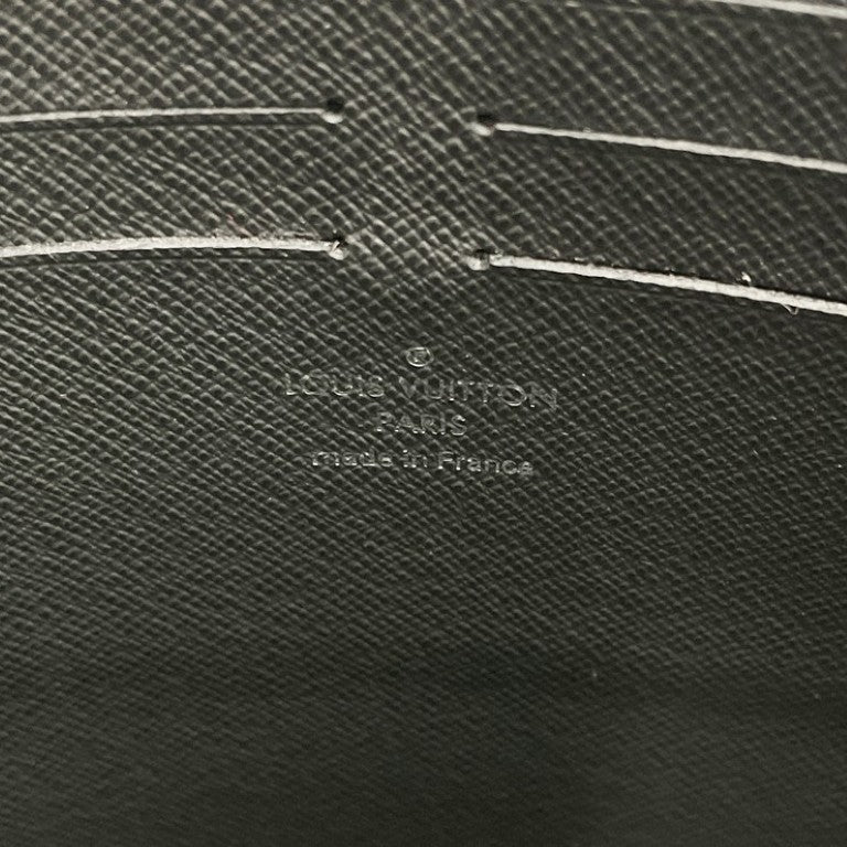 LOUIS VUITTON ルイヴィトン クラッチバッグ ポシェット ヴォワヤージュMM M30547 アルドワーズ系 タイガ メンズ セカンドバッグ シルバー金具 美品