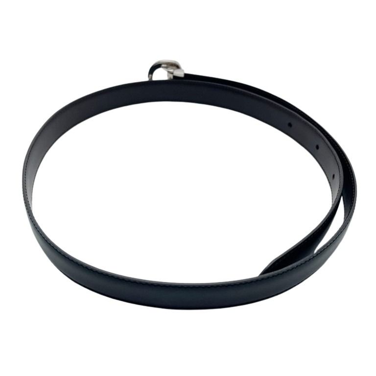 Cartier カルティエ ベルト パンテール ブラック×ブラウン系 レザー ユニセックス シルバー金具 美品