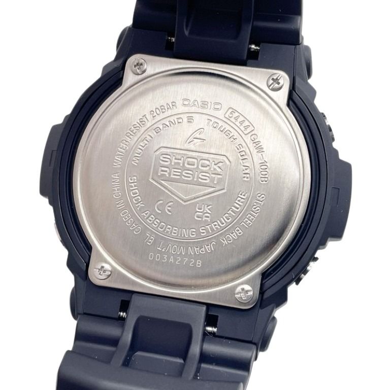 CASIO カシオ 時計 G-SHOCK ANALOG-DIGITAL GAW-100 SERIES GAW-100B-1AJF ブラック系 樹脂／アルミ 樹脂バンド メンズ アナデジ 超美品