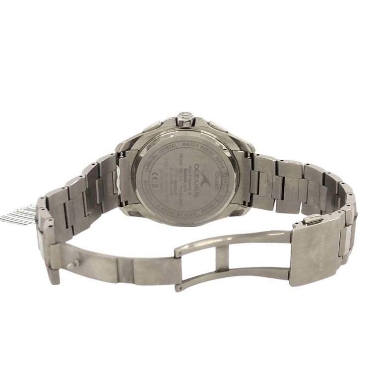 CASIO カシオ 時計 OCEANUS オシアナス Manta S4000 Series OCW-S4000-1AJF ブラック シルバー系 チタン メンズ 美品