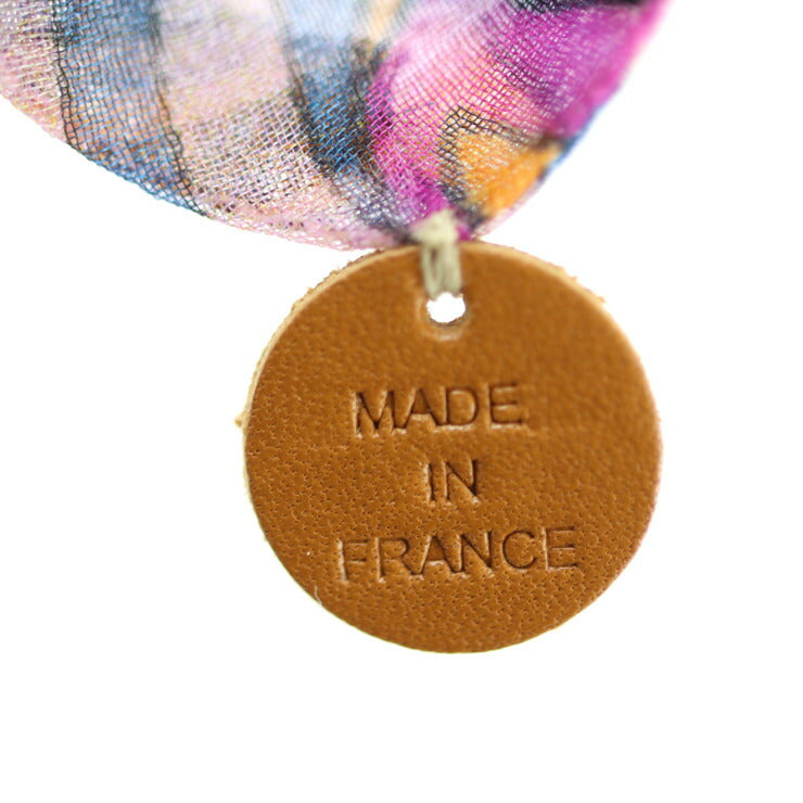 新品未使用展示品 HERMES エルメス リボン ブレスレット petit h プティアッシュ ブレスレット - アリゲーター シルク ブラウン系 パープル系 マルチカラー クロコ