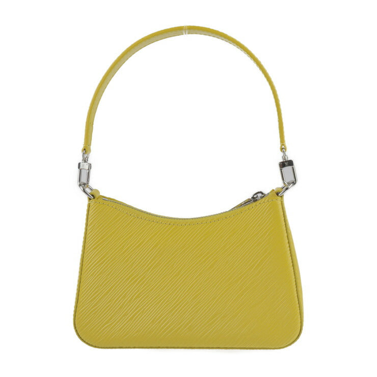 新古未使用展示品 LOUIS VUITTON ルイ ヴィトン LVxYK マレリーニ 草間彌生コラボ ハンドバッグ M21702 エピレザー ジョーヌ ブラック シルバー金具 2WAY ショルダーバッグ