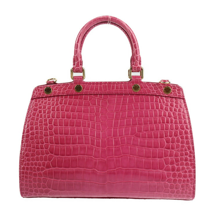 美品 LOUIS VUITTON ルイ ヴィトン ブレアPM エキゾチックライン ハンドバッグ - クロコダイル レザー ピンク系 フューシャ系 ゴールド金具 2WAY ショルダーバッグ ビトン