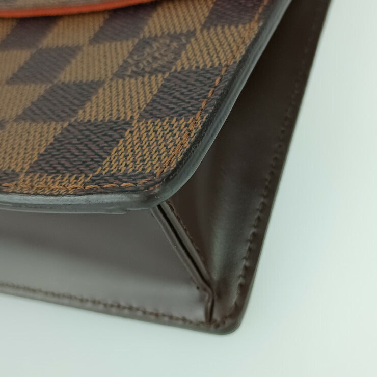 美品 LOUIS VUITTON ルイ ヴィトン ショルダーバッグ ポートベロー Ｎ45271 エベヌ ダミエ・キャンバス レザー ユニセックス クロスボディバッグ