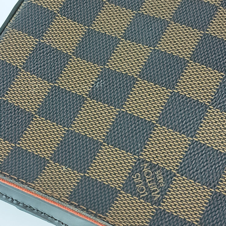 美品 LOUIS VUITTON ルイ ヴィトン ショルダーバッグ ポートベロー Ｎ45271 エベヌ ダミエ・キャンバス レザー ユニセックス クロスボディバッグ