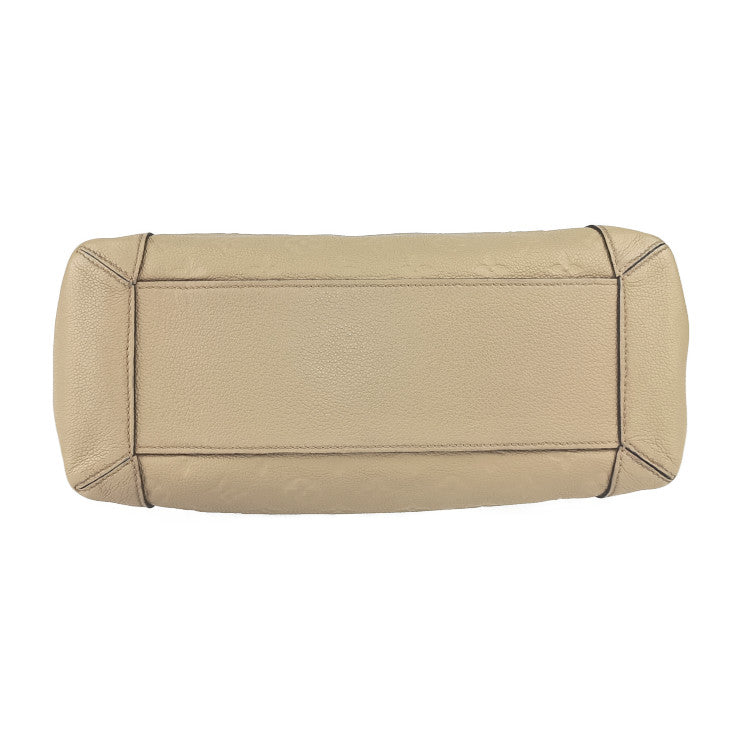 LOUIS VUITTON ルイ ヴィトン ショルダーバッグ モノグラムアンプラント バガテル M50075 デュンヌ ゴールド金具 レザー レディース 2WAY トートバッグ