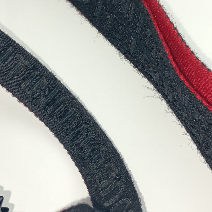 Christian Louboutin クリスチャン ルブタン ショルダーバッグ ルビクリック メッセンジャーバッグ 3195233 ブラック レッド レザー メンズ スパイクスタッズ 2WAY ハンドバッグ