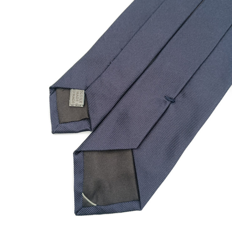新古未使用展示品 Dior ディオール ネクタイ PUS1010100-540U ブルーマリン シルク100％ メンズ ナローネクタイ