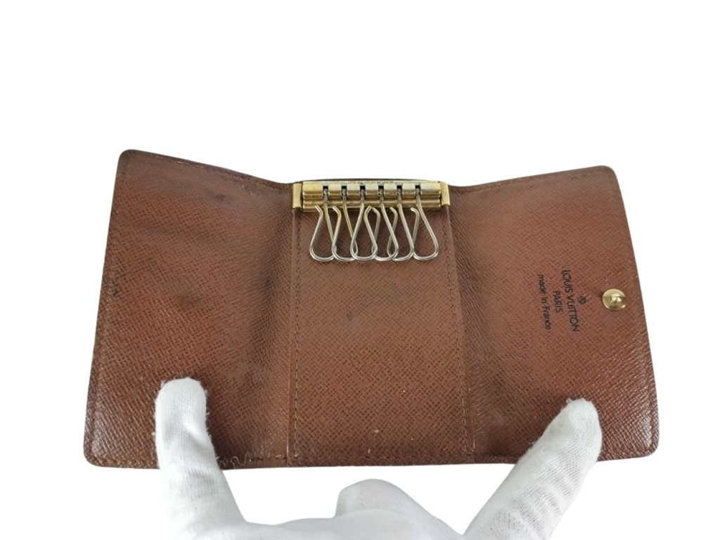 LOUIS VUITTON ルイヴィトン キーケース ミュルティクレ6 M62630 ブラウン系 モノグラム ユニセックス 6連 ゴールド金具