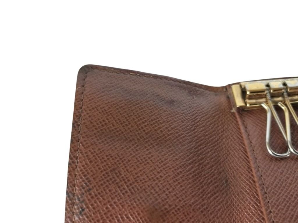 LOUIS VUITTON ルイヴィトン キーケース ミュルティクレ6 M62630 ブラウン系 モノグラム ユニセックス 6連 ゴールド金具