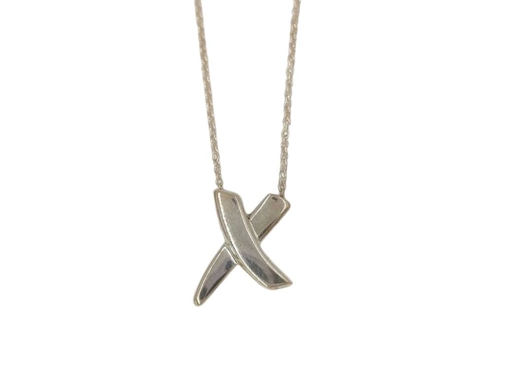 Tiffany&Co. ティファニー ネックレス パロマピカソ グラフティX シルバー系 SV925 レディース 美品