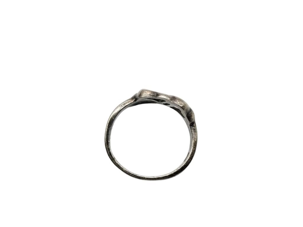 Tiffany&Co. ティファニー リング トリプルオープンハート シルバー系 SV925 レディース 指輪 美品