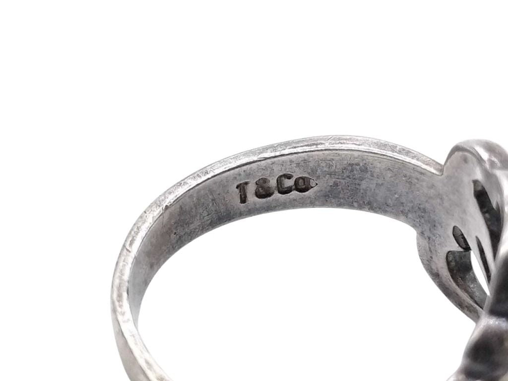 Tiffany&Co. ティファニー リング トリプルオープンハート シルバー系 SV925 レディース 指輪 美品