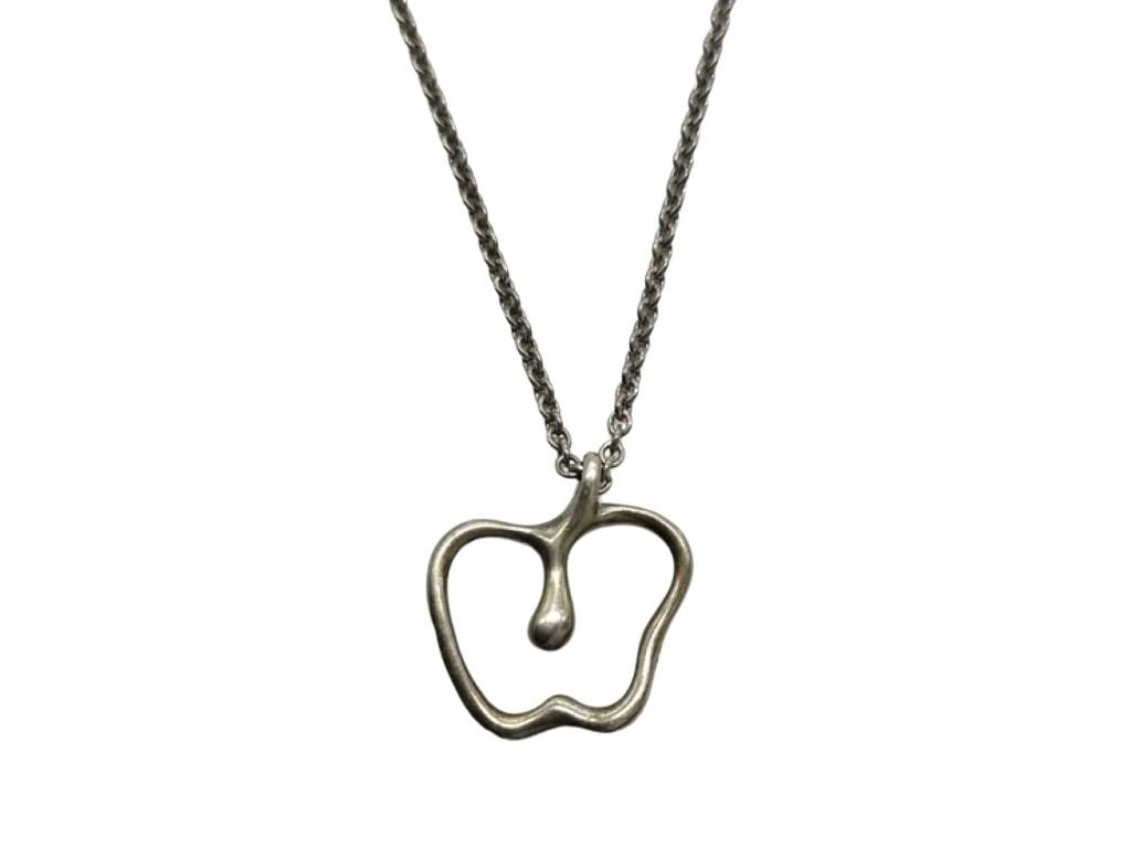 Tiffany&Co. ティファニー ネックレス エルサペレッティ アップル シルバー系 SV925 レディース