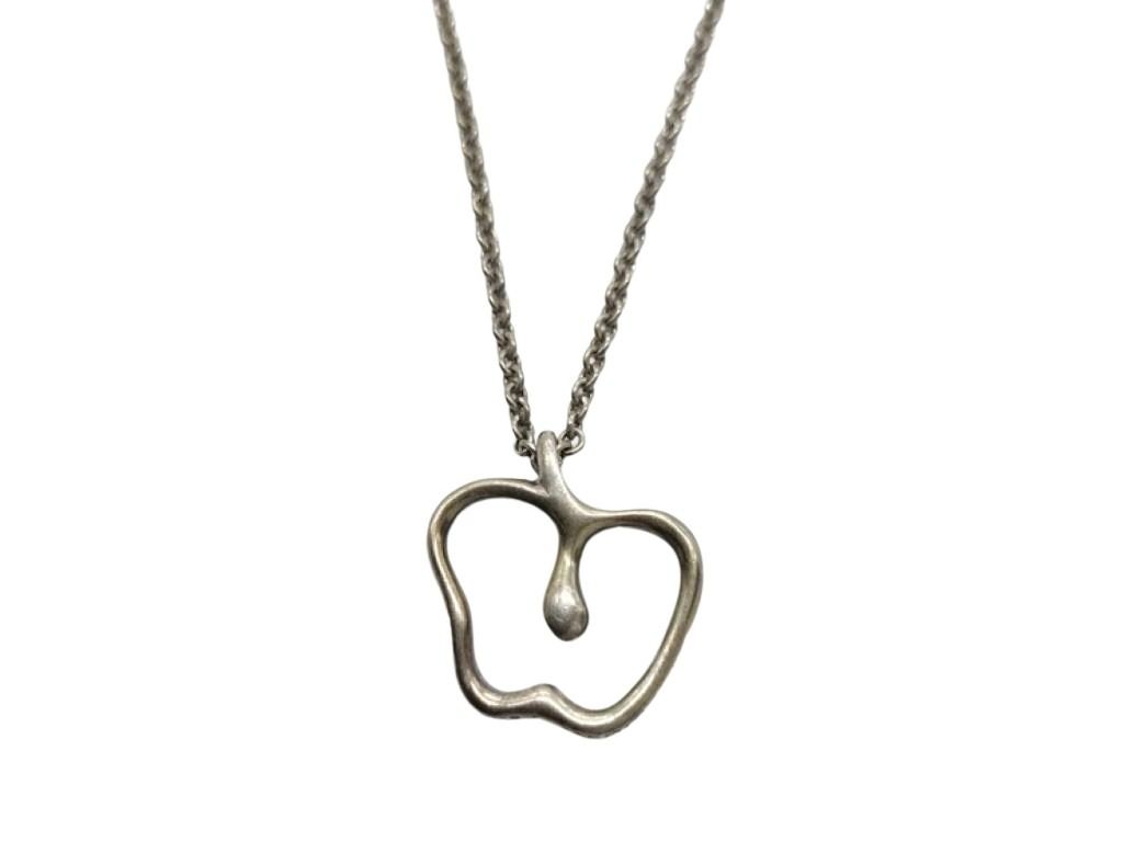 Tiffany&Co. ティファニー ネックレス エルサペレッティ アップル シルバー系 SV925 レディース