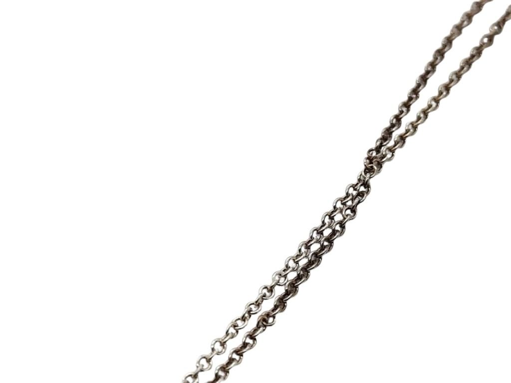 Tiffany&Co. ティファニー ネックレス フォールドハート シルバー系 SV925 レディース 美品