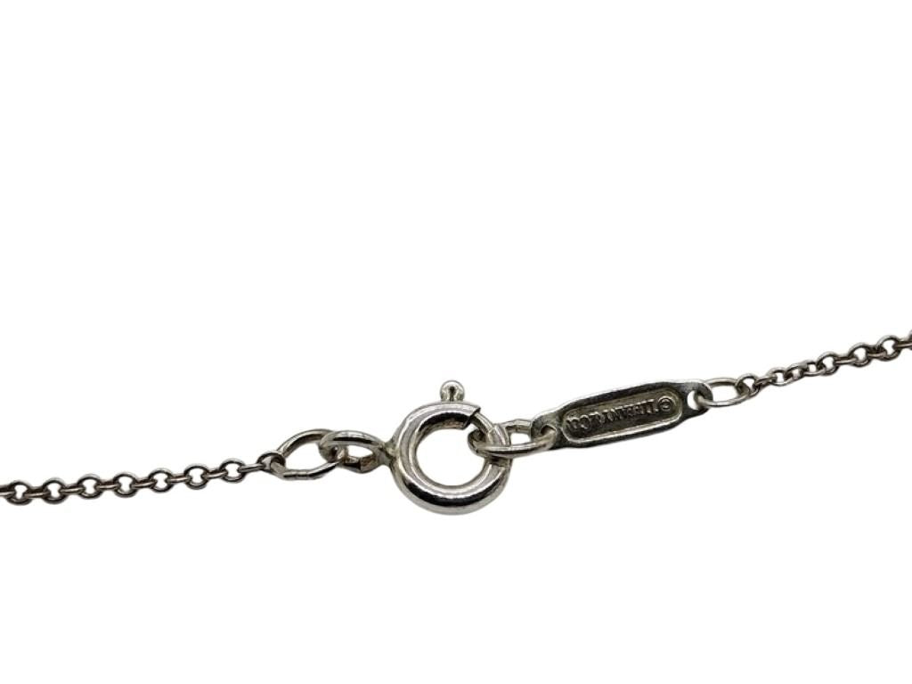 Tiffany&Co. ティファニー ネックレス フォールドハート シルバー系 SV925 レディース 美品