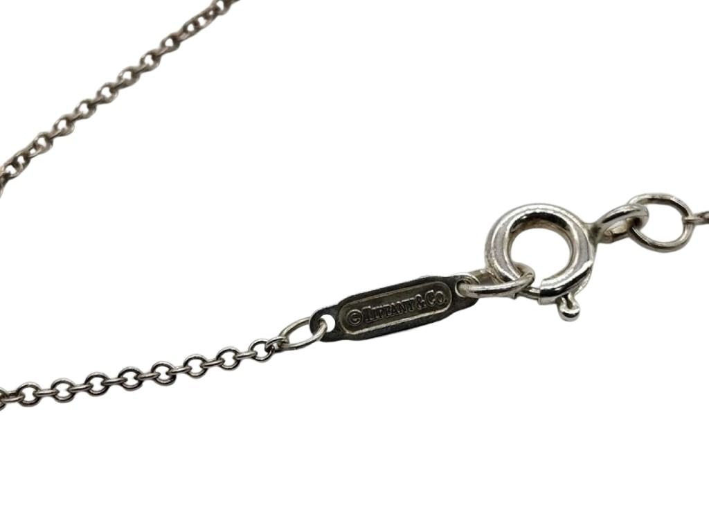 Tiffany&Co. ティファニー ネックレス フォールドハート シルバー系 SV925 レディース 美品