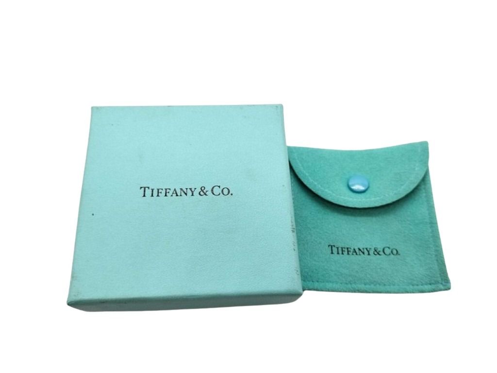 Tiffany&Co. ティファニー ネックレス フォールドハート シルバー系 SV925 レディース 美品