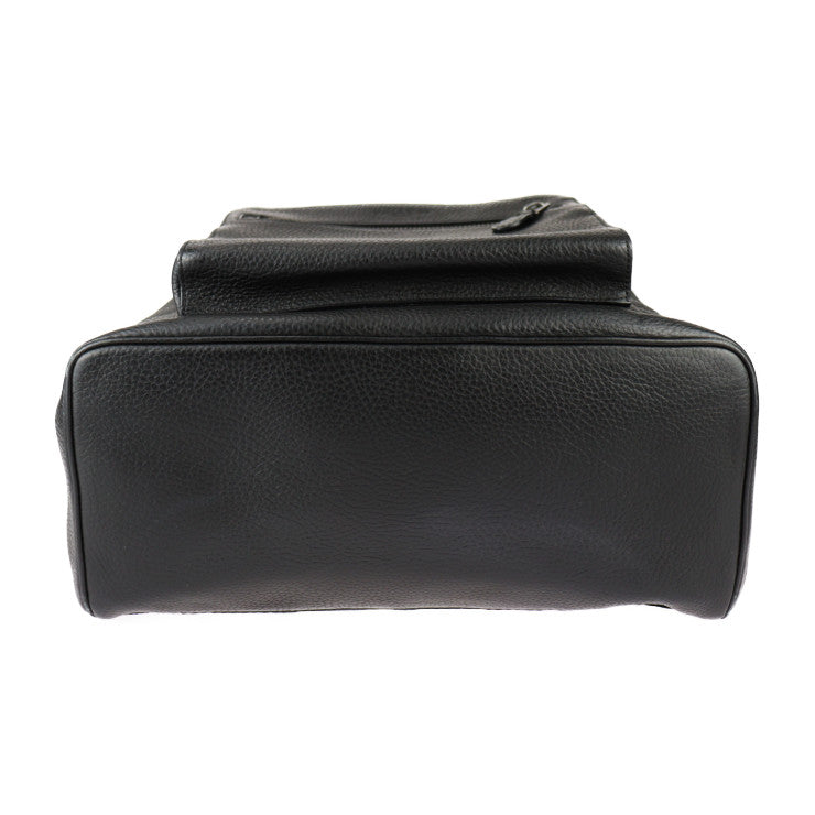 美品 COACH コーチ バックパック リュック・デイパック F23247 ペブルドレザー ブラック