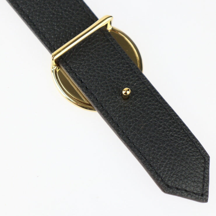 新古未使用展示品 LOUIS VUITTON ルイ ヴィトン LV サークル 25MM リバーシブル ベルト M0054U 表記サイズ 90/36 モノグラムキャンバス レザー ブラウン ブラック ゴールド金具 ビトン