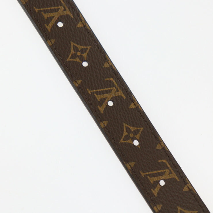 新古未使用展示品 LOUIS VUITTON ルイ ヴィトン LV サークル 25MM リバーシブル ベルト M0054U 表記サイズ 90/36 モノグラムキャンバス レザー ブラウン ブラック ゴールド金具 ビトン