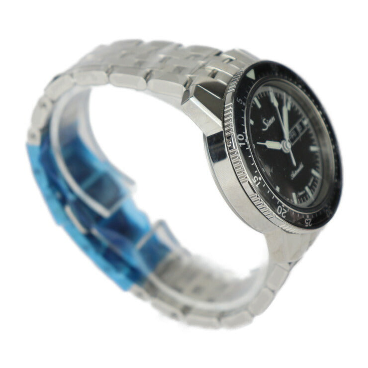 新品未使用展示品 Sinn ジン インストゥルメント ウォッチ パイロットウォッチ104シリーズ 腕時計 104.ST.SA.A ステンレススチール シルバー ブラック文字盤 自動巻き デイデイト 5連ブレスレット仕様