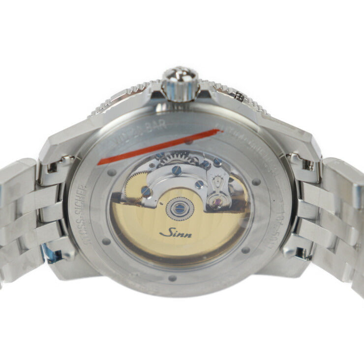 新品未使用展示品 Sinn ジン インストゥルメント ウォッチ パイロットウォッチ104シリーズ 腕時計 104.ST.SA.A ステンレススチール シルバー ブラック文字盤 自動巻き デイデイト 5連ブレスレット仕様