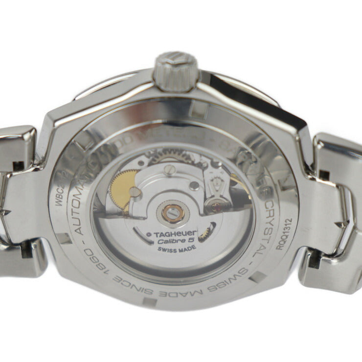 美品 TAG HEUER タグホイヤー リンク キャリバー5 腕時計 WBC2112.BA0603 ステンレススチール シルバー ブルー文字盤 自動巻き デイト