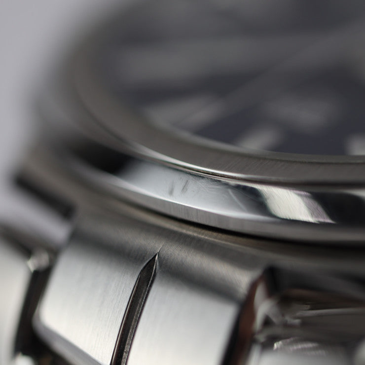 美品 TAG HEUER タグホイヤー リンク キャリバー5 腕時計 WBC2112.BA0603 ステンレススチール シルバー ブルー文字盤 自動巻き デイト