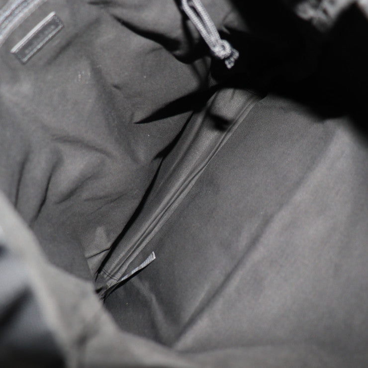 新古未使用展示品 BALENCIAGA バレンシアガ EXPLORER DRAWST BAC エクスプローラー リュック・デイパック 741402 ナイロンキャンバス ブラック バックパック 巾着型