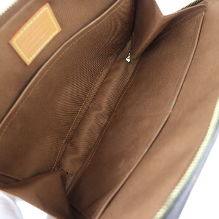 超美品 LOUIS VUITTON ルイ ヴィトン ソフトトランク メッセンジャーPM ショルダーバッグ M68494 モノグラムキャンバス レザー ブラウン ゴールド金具 ラウンドファスナー ビトン