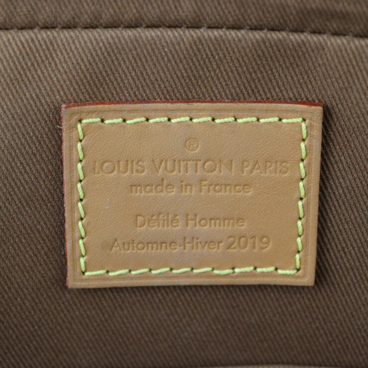 超美品 LOUIS VUITTON ルイ ヴィトン ソフトトランク メッセンジャーPM ショルダーバッグ M68494 モノグラムキャンバス レザー ブラウン ゴールド金具 ラウンドファスナー ビトン