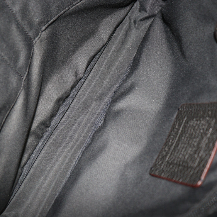 美品 COACH コーチ ブリーフケース HAMILTON ハミルトン ビジネスバッグ F11319 ペプルドレザー ブラック シルバー金具 2WAY ショルダーバッグ